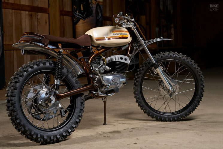 Harley-Davidson Baja 100 scrambler by Utopeia Moto Company