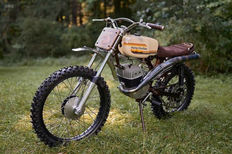 Meet ‘The Mojavian’: A Two-Stroke Harley-Davidson Baja 100 Scrambler ...