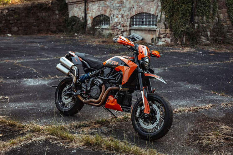 Indian FTR 1200 supermoto by Trail Découverte Concept