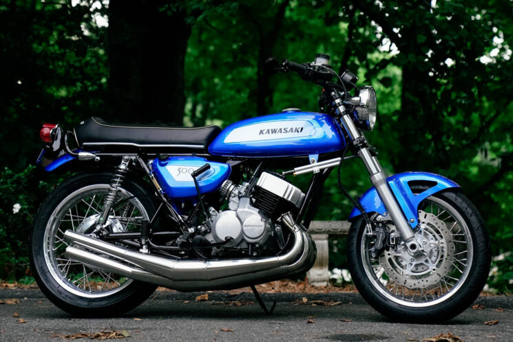 Kawasaki H1 Mach III restomod by Atlanta Motorcycle Works