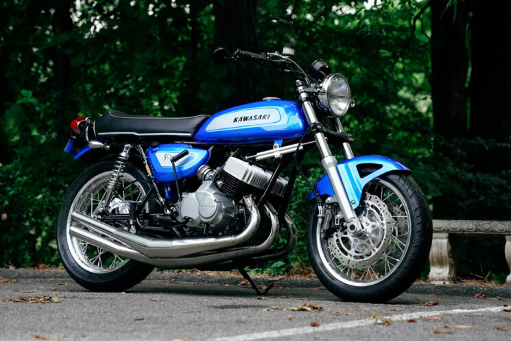 Kawasaki H1 Mach III restored by Atlanta Motorcycle Works