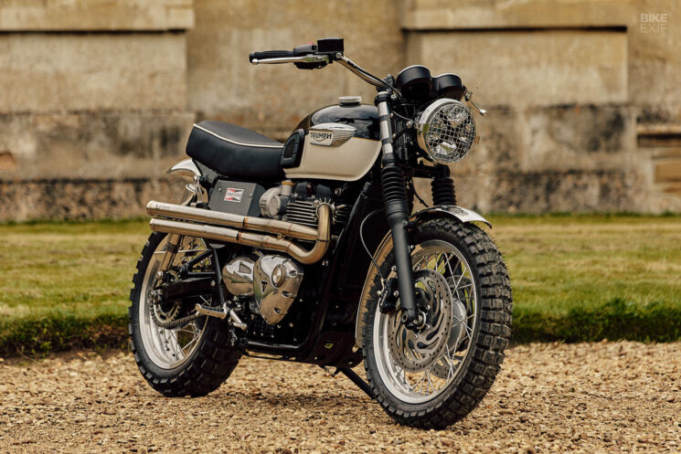 Grimsthorpe Growler Triumph Bonneville T120 scrambler