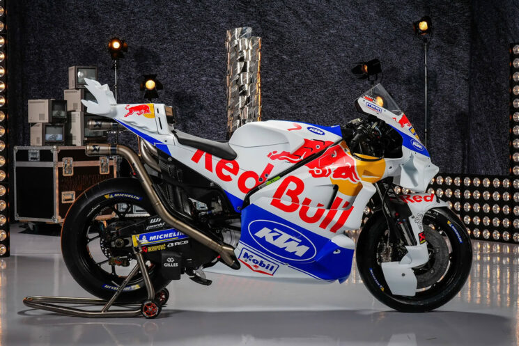 Red Bull KTM MotoGP 75th birthday livery