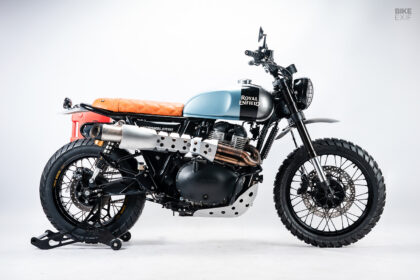 Royal Enfield 650 scrambler by STG Tracker