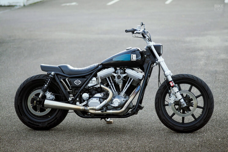 Custom 1988 Harley FXR by JvB-moto