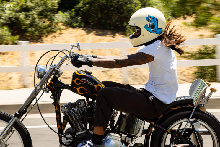 The Biltwell Inc. x Santa Cruz Skateboards limited edition Gringo helmet