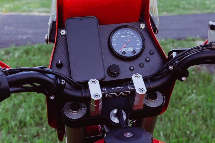 Replica of Tyson Carver's BMW R100GS racing car