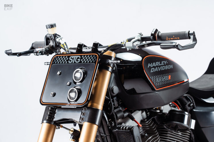 Harley XR1200 personnalisée par STG Tracker