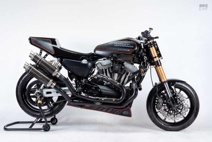 Harley XR1200 personnalisée par STG Tracker