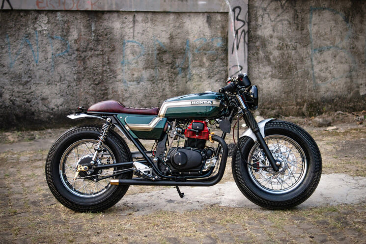 Honda CB200 cafe racer by Batakastem Garage