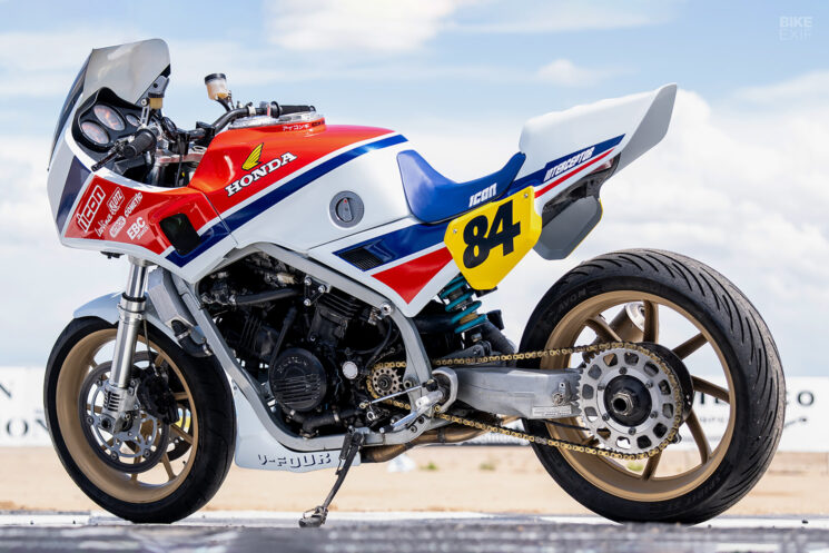 Honda VF1000F Interceptor restomod by Icon Motosports