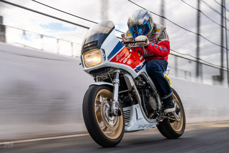 Honda VF1000F Interceptor was modified by Icon Motosports