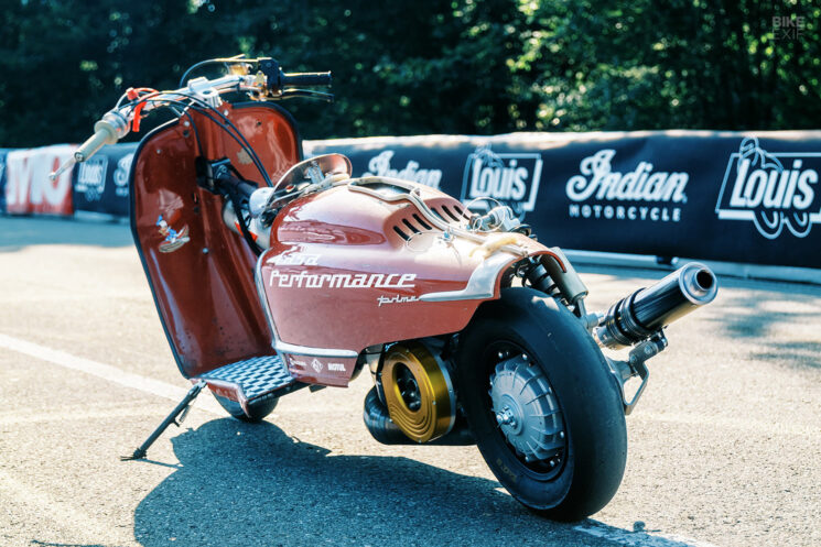 1959 NSU Prima 3 drag racing scooter by Man and the Machines