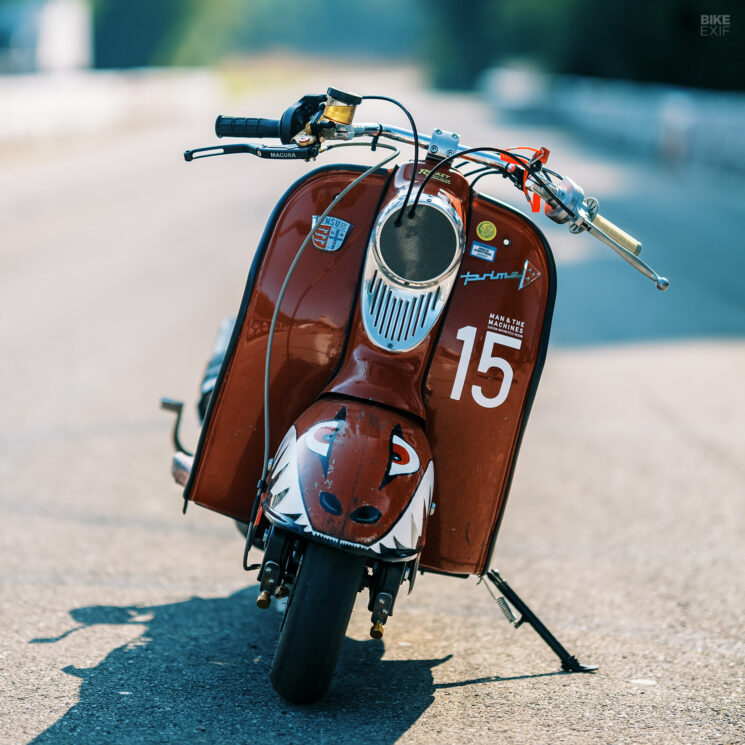 1959 NSU Prima 3 drag racing scooter by Man and the Machines