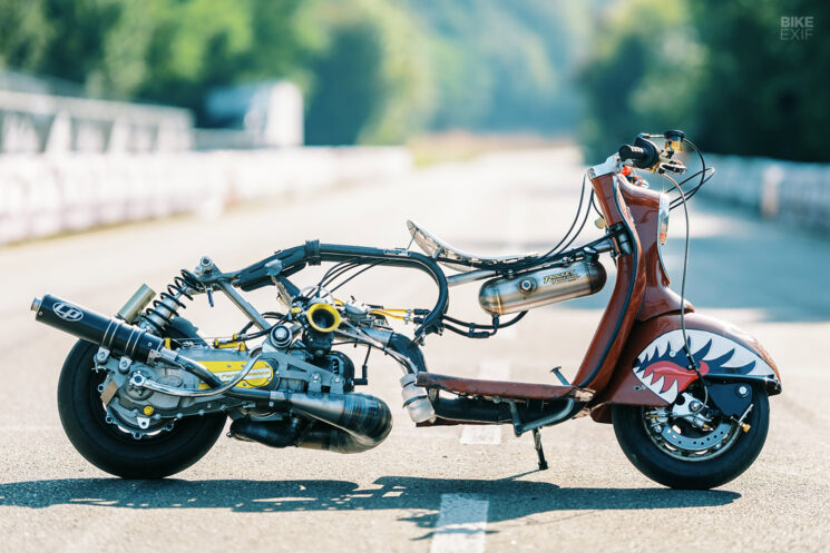 1959 NSU Prima 3 drag racing scooter by Man and the Machines