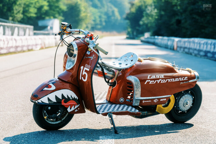 1959 NSU Prima 3 drag racing scooter by Man and the Machines