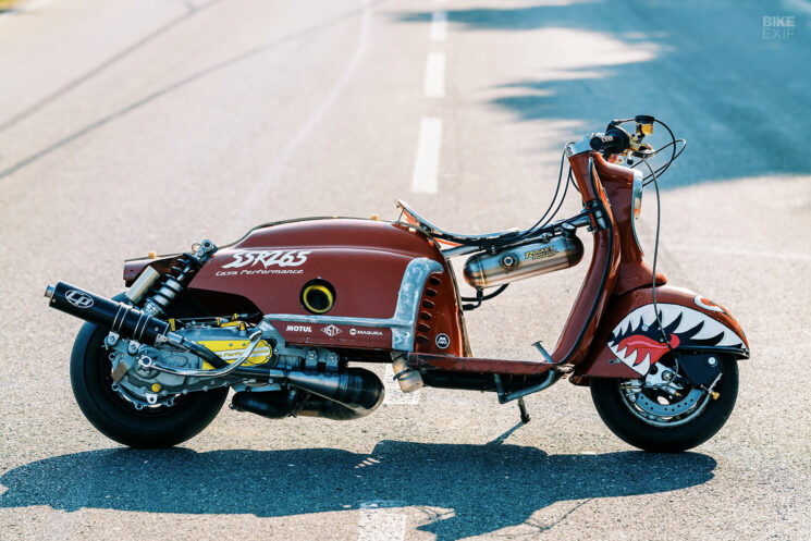 1959 NSU Prima 3 drag racing scooter by Man and the Machines