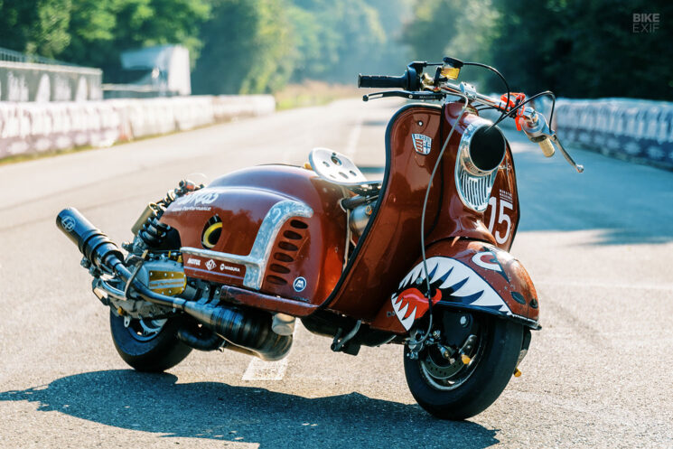 1959 NSU Prima 3 drag racing scooter by Man and the Machines