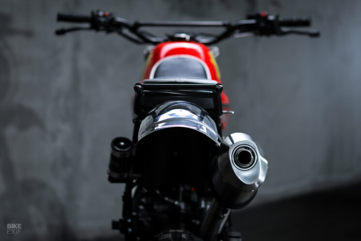 2002 Honda Dominator scrambler by Gas&Retro