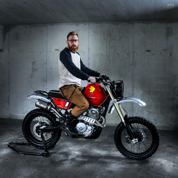 Scrambler Honda Dominator 2002 par Gas&Retro