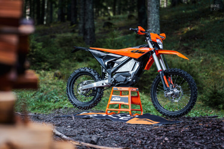 First Look The 2025 KTM Freeride E electric dirt bike Bike EXIF