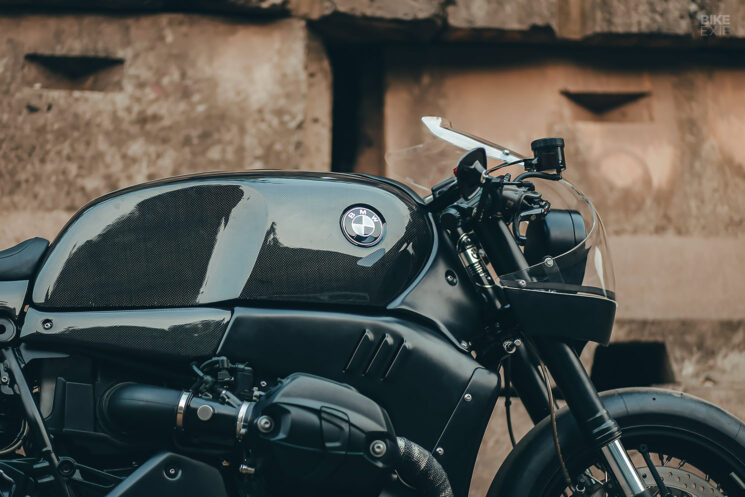 Batman themed BMW R nineT by Smoked Garage