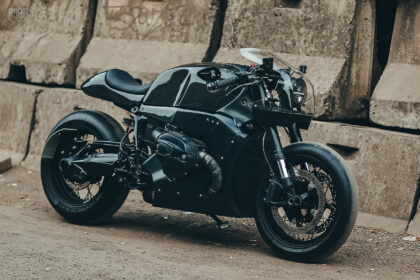 Batman themed BMW R nineT by Smoked Garage