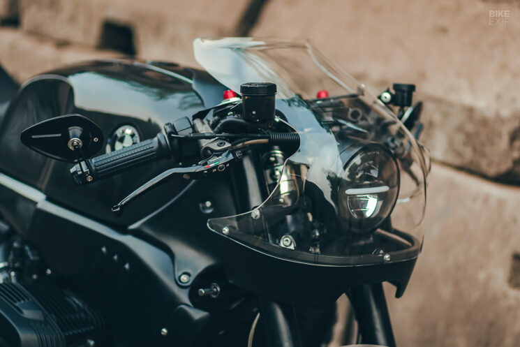 Batman themed BMW R nineT by Smoked Garage