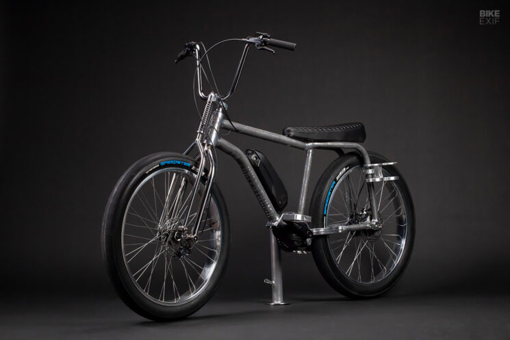 Chiller pedal-assist electric BMX with Raleigh Chopper style