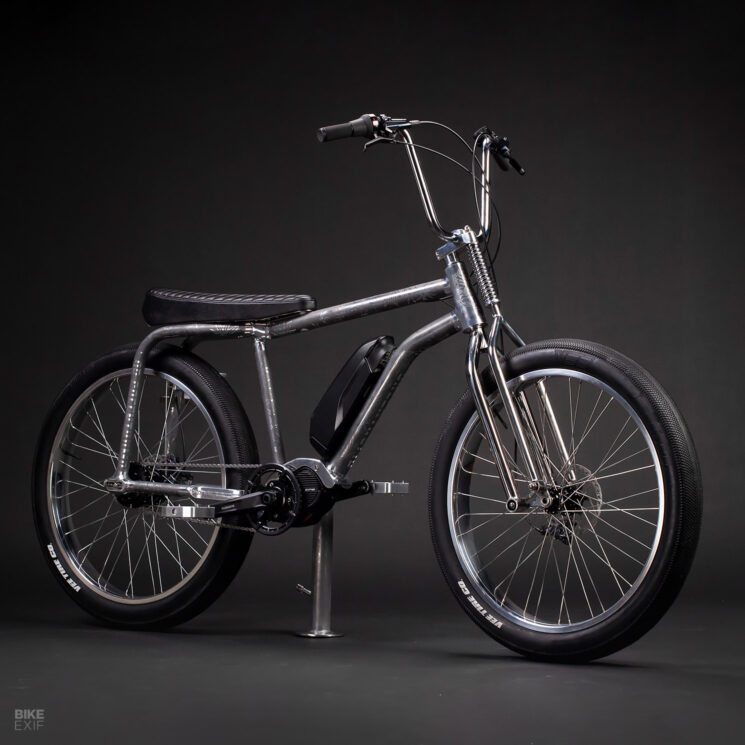 Chiller pedal-assist electric BMX with Raleigh Chopper style