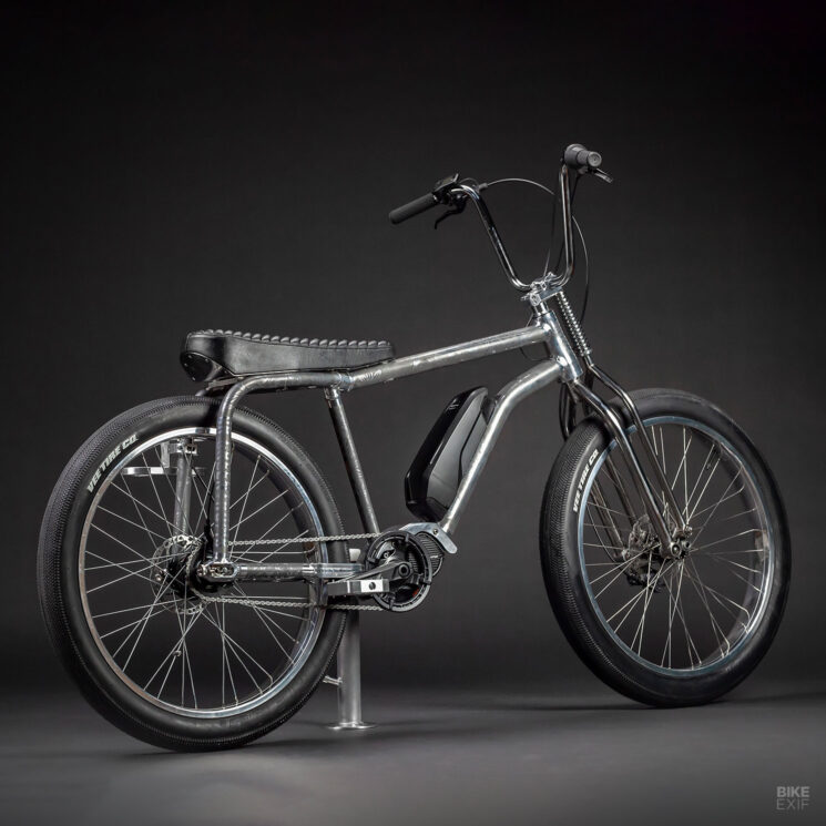 Chiller pedal-assist electric BMX with Raleigh Chopper style