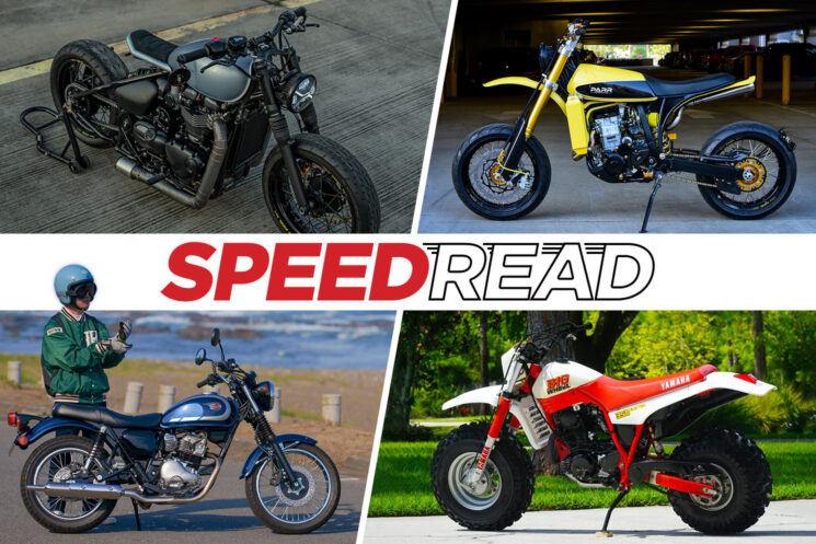 Speed Read: A custom Triumph Bobber to match a Porsche 911 and more