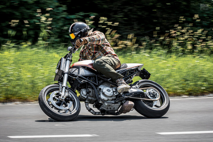 Custom Ducati Multistrada 1000 DS street tracker