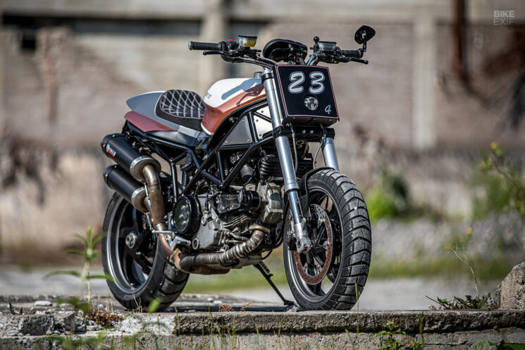 Custom Ducati Multistrada 1000 DS street tracker