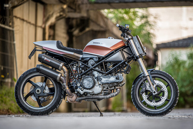 Custom Ducati Multistrada 1000 DS street tracker