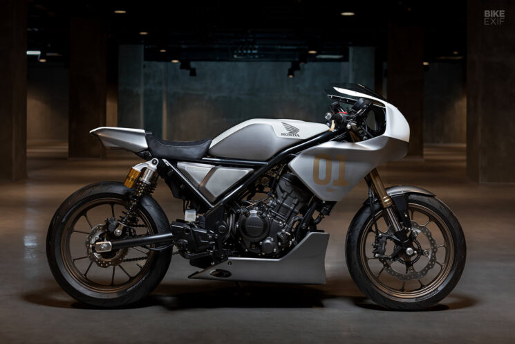 Stone-cold killer: A Honda CL250 café racer with 3D-printed bodywork