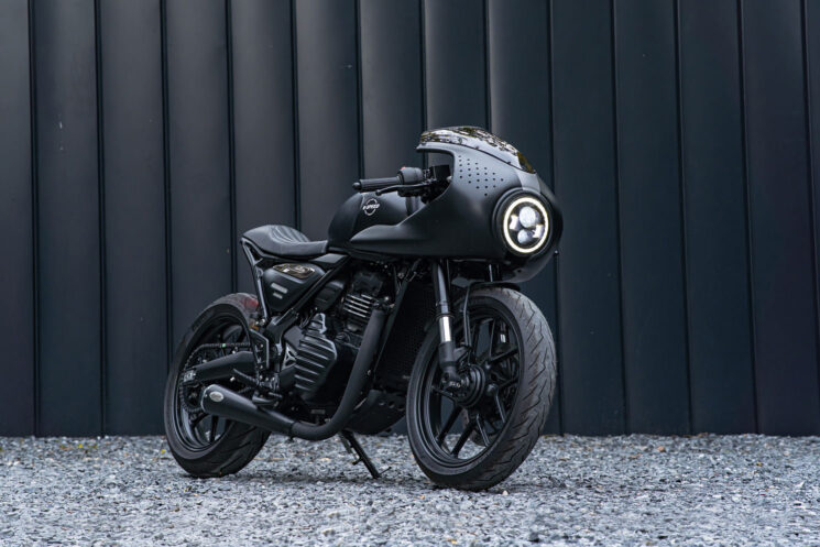 Triumph Speed 400 café racer by K-Speed