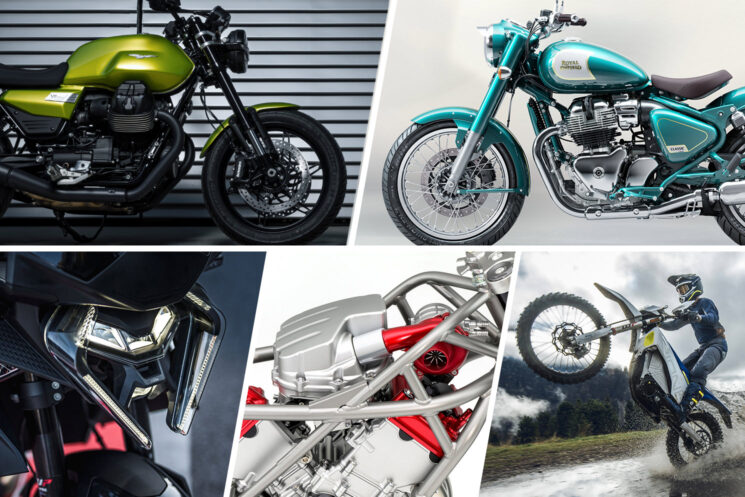 EICMA 2024 highlights, including news from Royal Enfield, Moto Guzzi, and more.