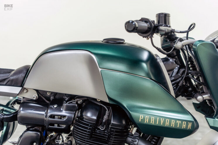 Fusil de chasse Royal Enfield 650 personnalisé par TNT Motorcycles