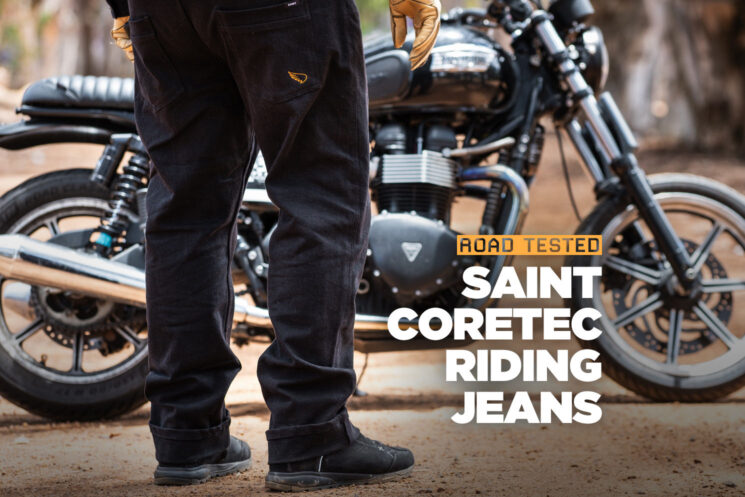 Saint Unbreakable Coretec armored motorcycle jeans reviewed