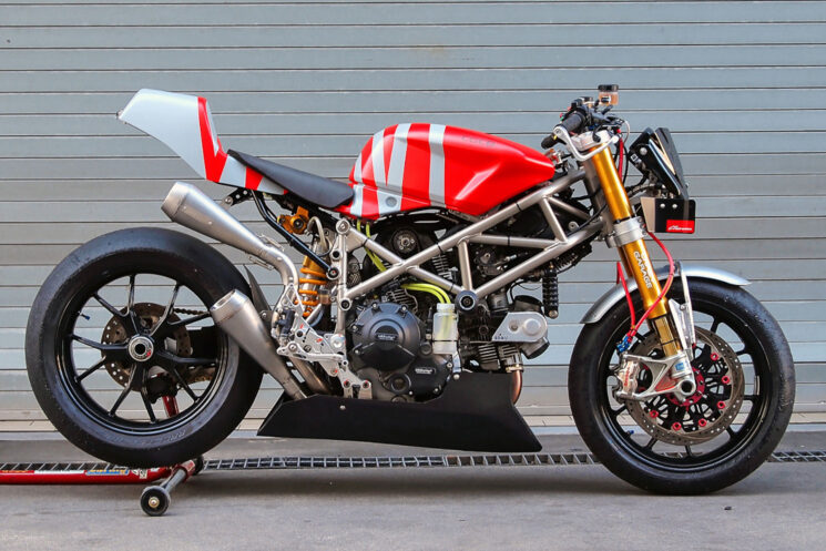 Ducati Hypermotard race bike by Crazy Garage