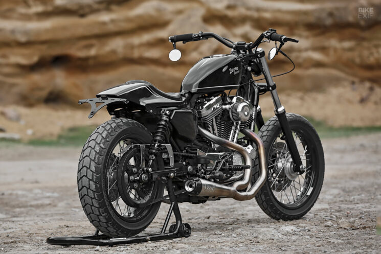 Harley Sportster Seventy-Two street tracker by 2LOUD Custom