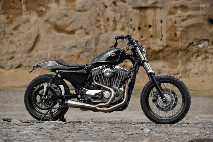 Harley Sportster Seventy-Two street tracker by 2LOUD Custom