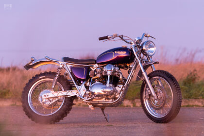 Kawasaki W650 desert sled by Dirty Dick's Motos