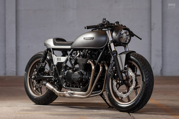 1976 Honda CB500F café racer by Caffeine Custom