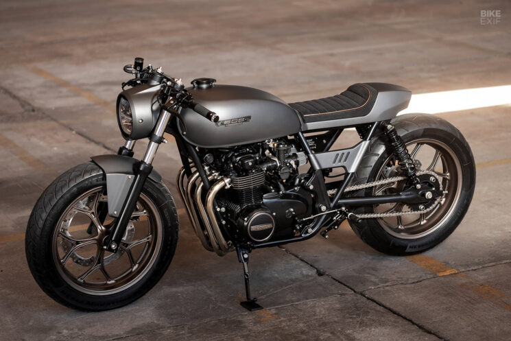 1976 Honda CB500F café racer by Caffeine Custom