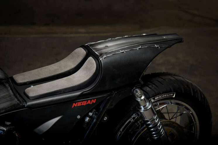 Custom Moto Guzzi California 1100 inspired by The Walking Dead