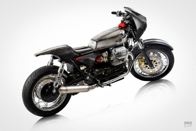 Custom Moto Guzzi California 1100 inspired by The Walking Dead