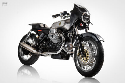 Custom Moto Guzzi California 1100 inspired by The Walking Dead