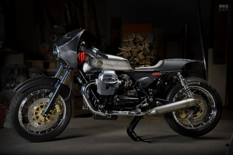 Custom Moto Guzzi California 1100 inspired by The Walking Dead